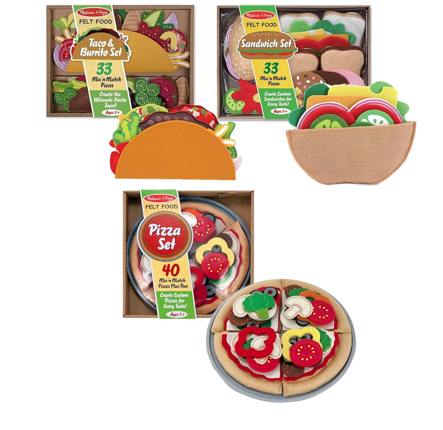 melissa and doug felt taco and burrito set