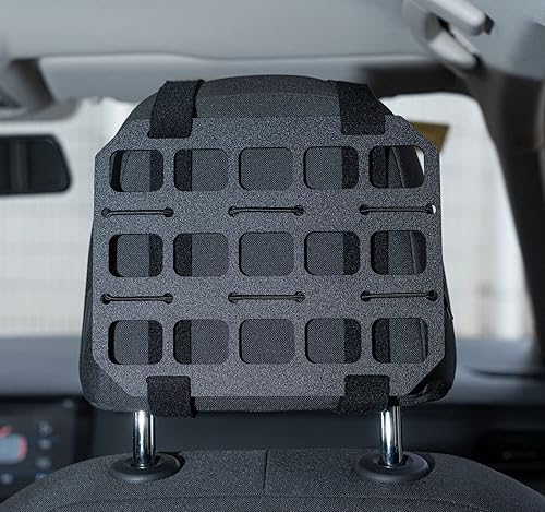 TACNEX Car Headrest Organizer MOLLE Panel for Vehicle Seat Back