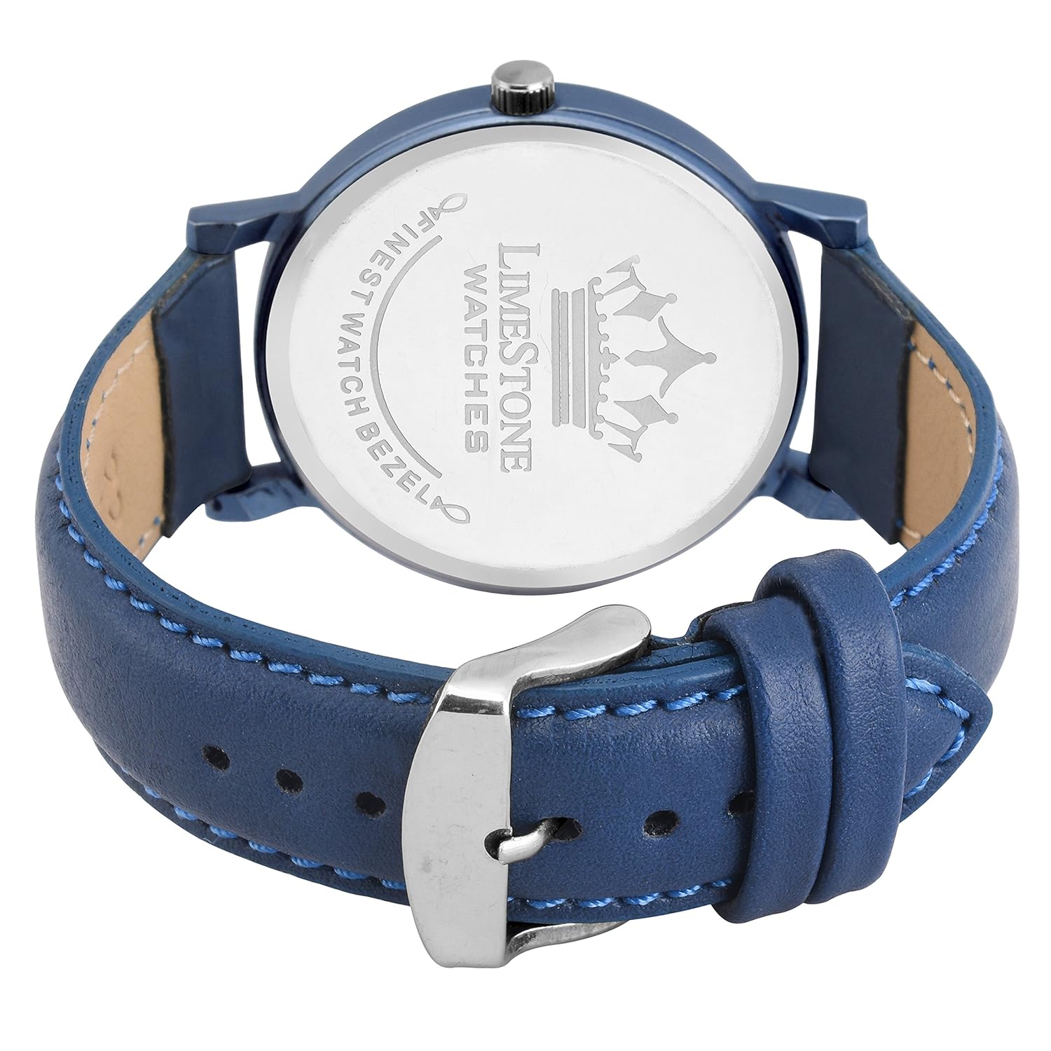 limestone gems era series analog white dial men's & boy's watch - (ls2717)