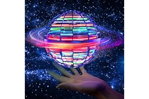 HIEMAO Flying Orb Ball Toys, Galaxy Ball Boomerang Ball Fidget Spinner, Cosmic Globe Toy for Indoor Outdoor, Gift for 6 7 8 9 10+ Year Old Boys Girls Teens - Blue