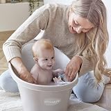Shnuggle Newborn Baby Bath with Built-in Bum Bump and Soft Backrest view 7