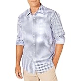 Amazon Essentials Men's Regular-Fit Long-Sleeve Casual Poplin Shirt