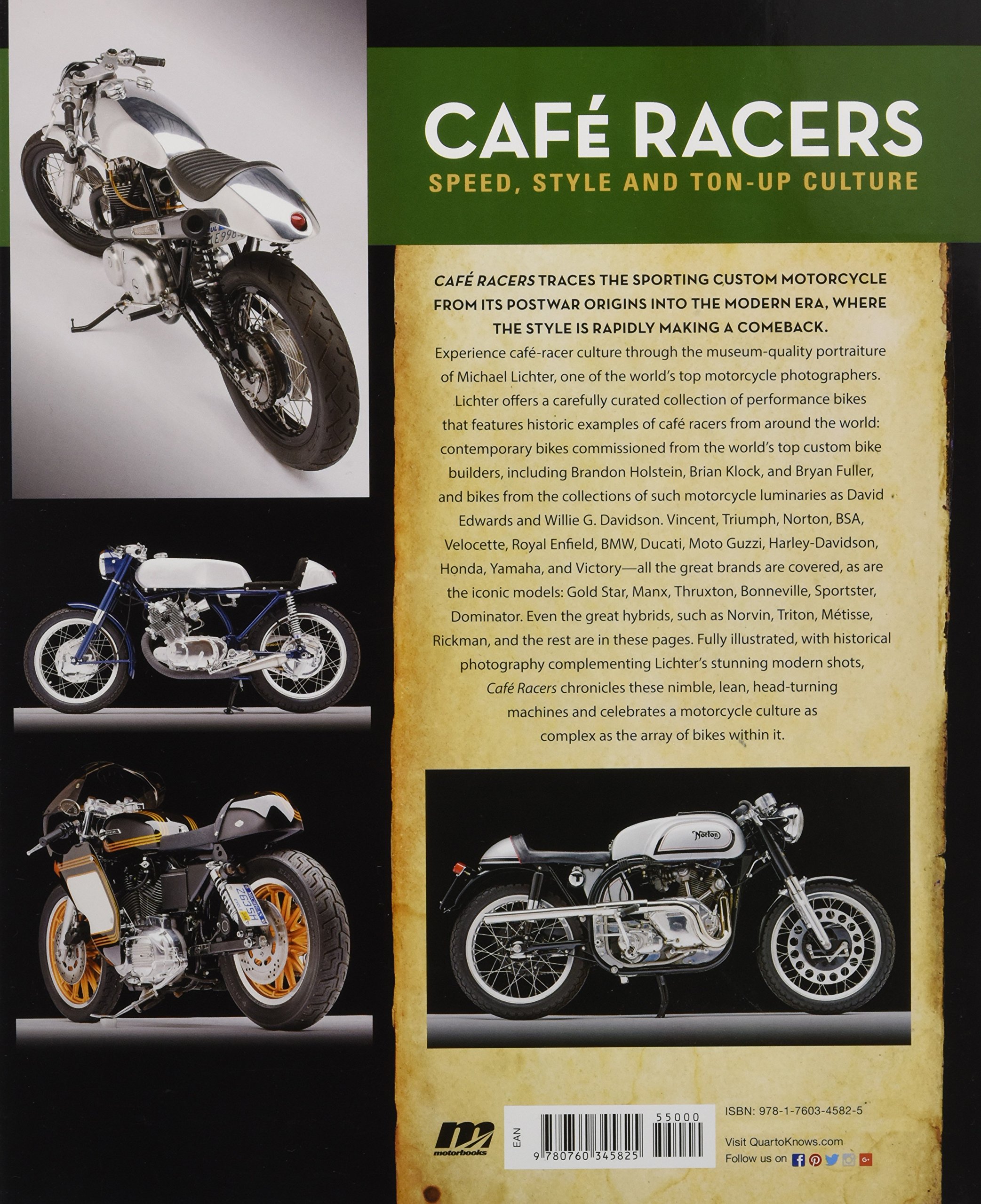 Cafe Racers Speed Style And Ton Up Culture D Orleans Paul Lichter Michael 9780760345825 Amazon Com Books