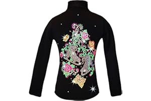 Ice Fire Polartec Figure Skating Jacket with Summer Skates Design