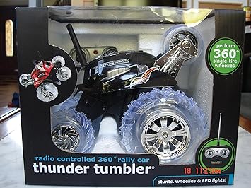 black series radio controlled 360 rally car thunder tumbler