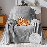 YUEANG Waterproof Recliner Chair Covers, Anti-Slip Reclining Chair Covers, Pet-Friendly, Washable, Durable and Breathable Couch Covers – Reversible Design for Sofa Protection(71x71in/Light Grey)