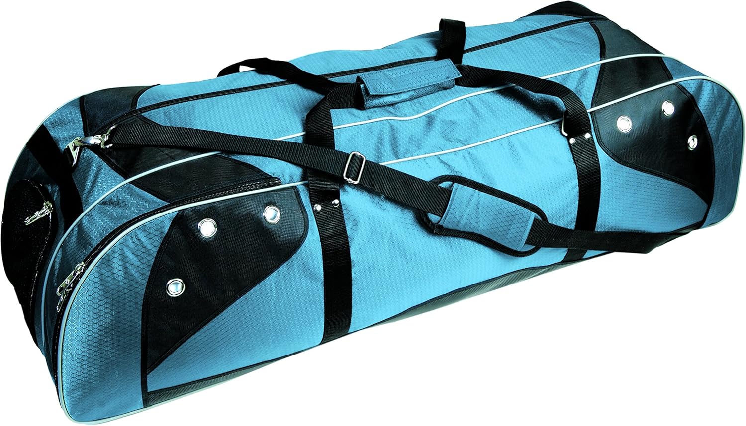 Martin Sports Deluxe Lacrosse Player's Bag Holds Two Sticks, Red on Black, 42" L X13" W X 12" H : Sports & Outdoors