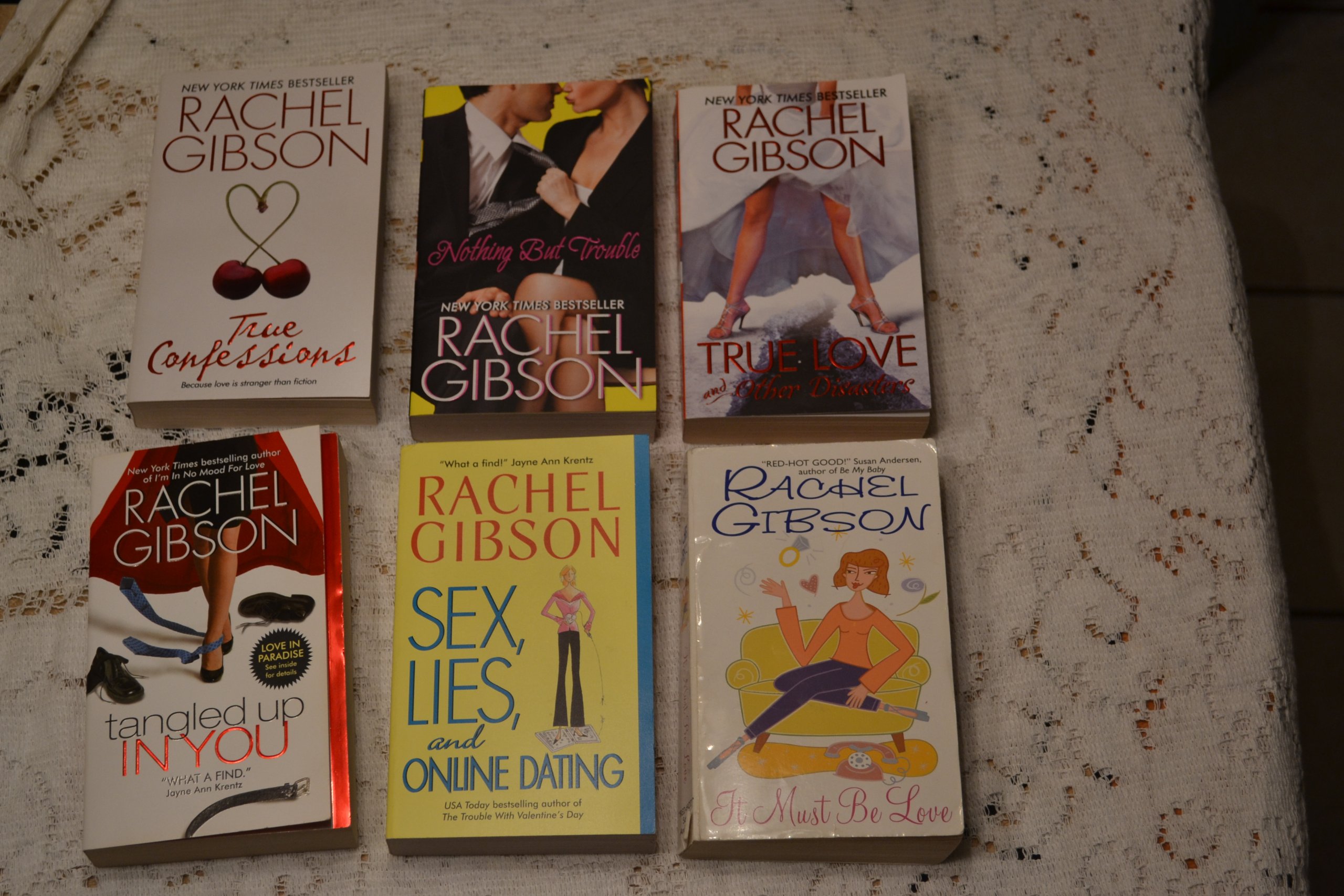 Collection Of 6 Rachel Gibson Novels Tangled Up In You Sex - 