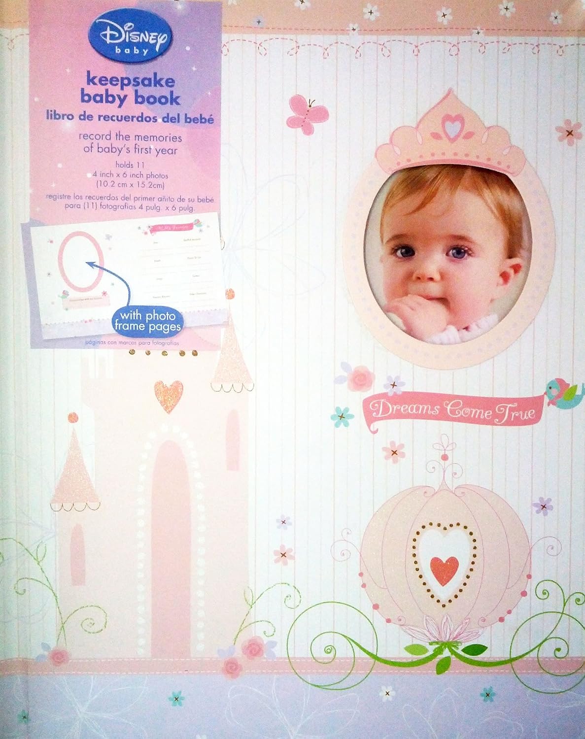 Disney Princess Keepsake Baby's First Year Memory Book for Baby Girl