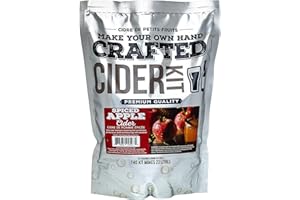 ABC CORK Crafted Series Cider Making Kit | Hard Cider Making Ingredients for Home Brewing | Yields 6 Gallons of Hard Cider (A