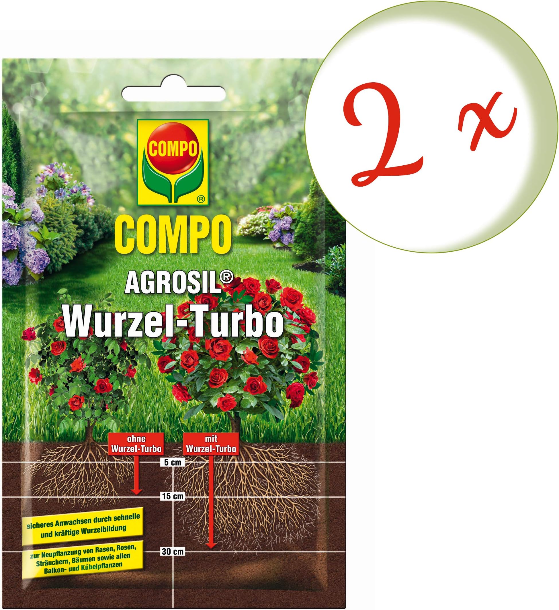 Oleanderhof® Economy Set: 2 x Compo Agrosil Root Turbo, 50 g + Free Oleanderhof Flyer
