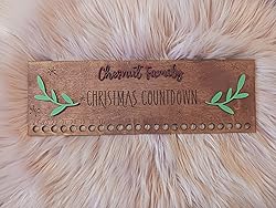 Christmas Advent Calendar - Personalised Candy Cane