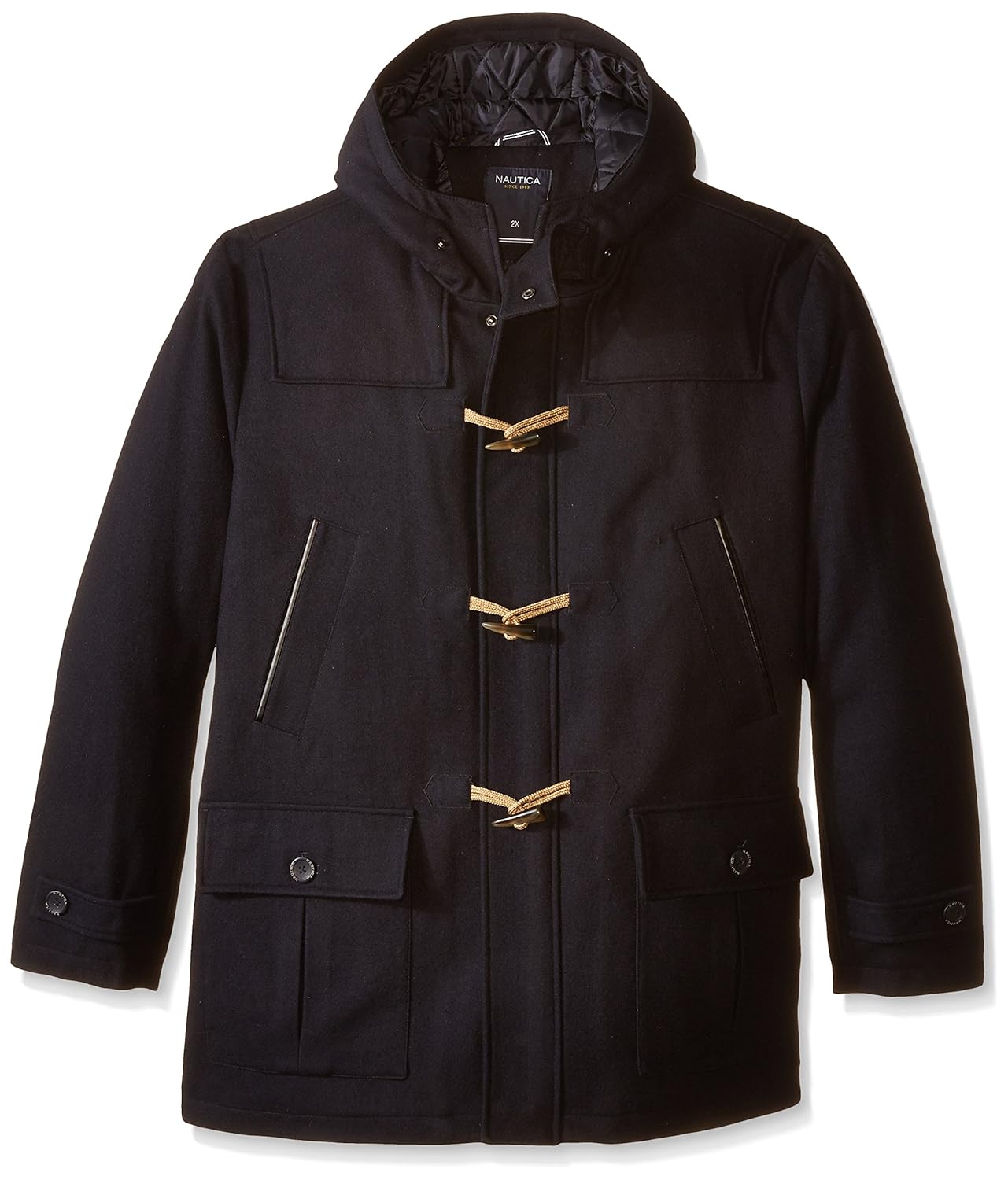 Nautica Mens Big Wool Toggle Coat Outerwear & Coats Wool & Blends