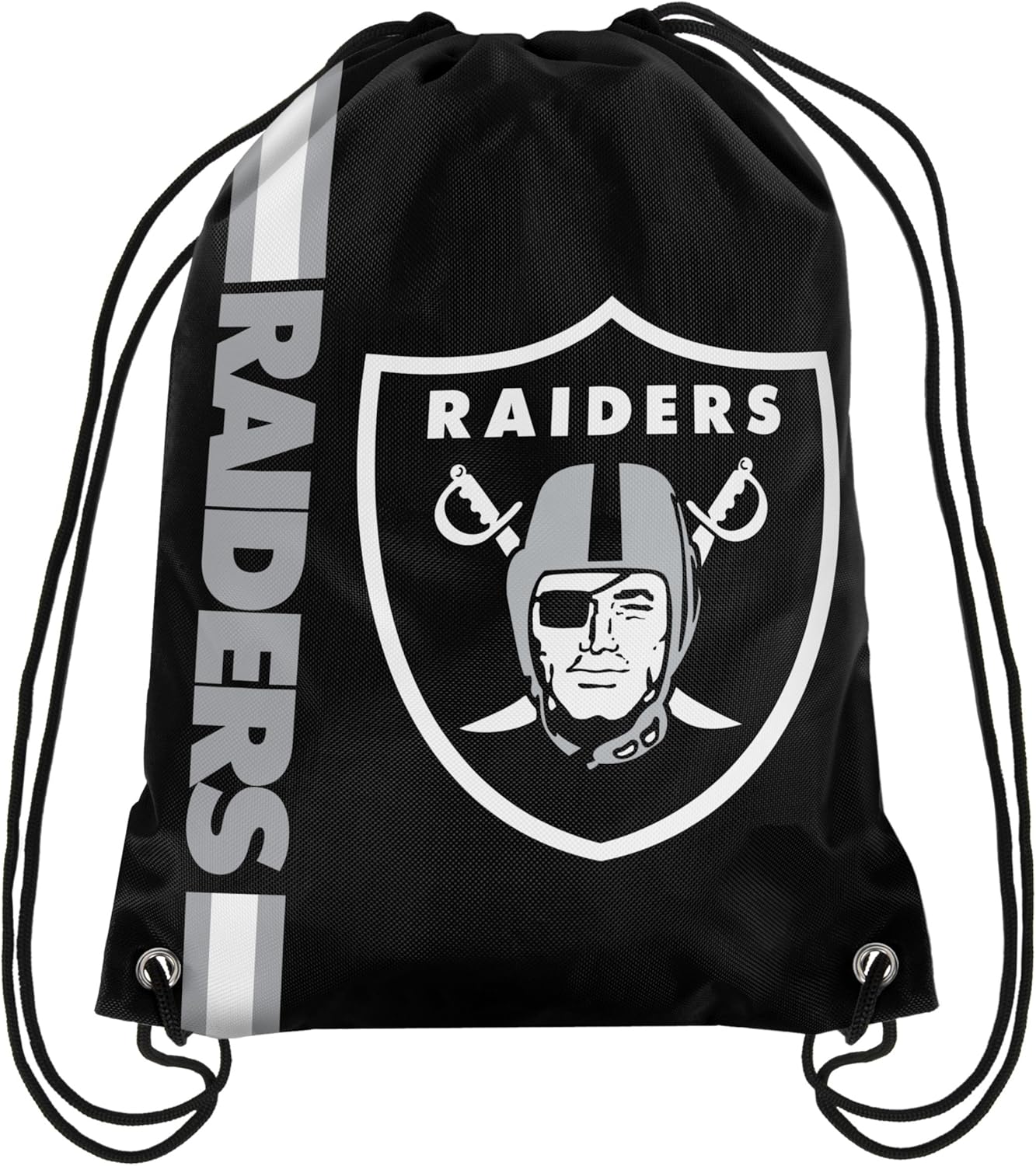 NFL Oakland Raiders 2015 Drawstring Backpack, Black, Drawstring Bags Amazon Canada