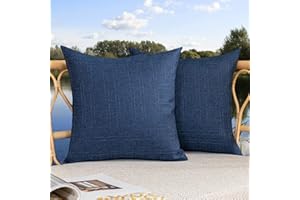 Kevin Textile Outdoor Waterproof Throw Pillow Covers Decorative Farmhouse Water Resistant Checkered Cushion Covers for Tent P