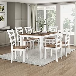 Lexicon Dining Table Set for 6 with Chairs, Solid