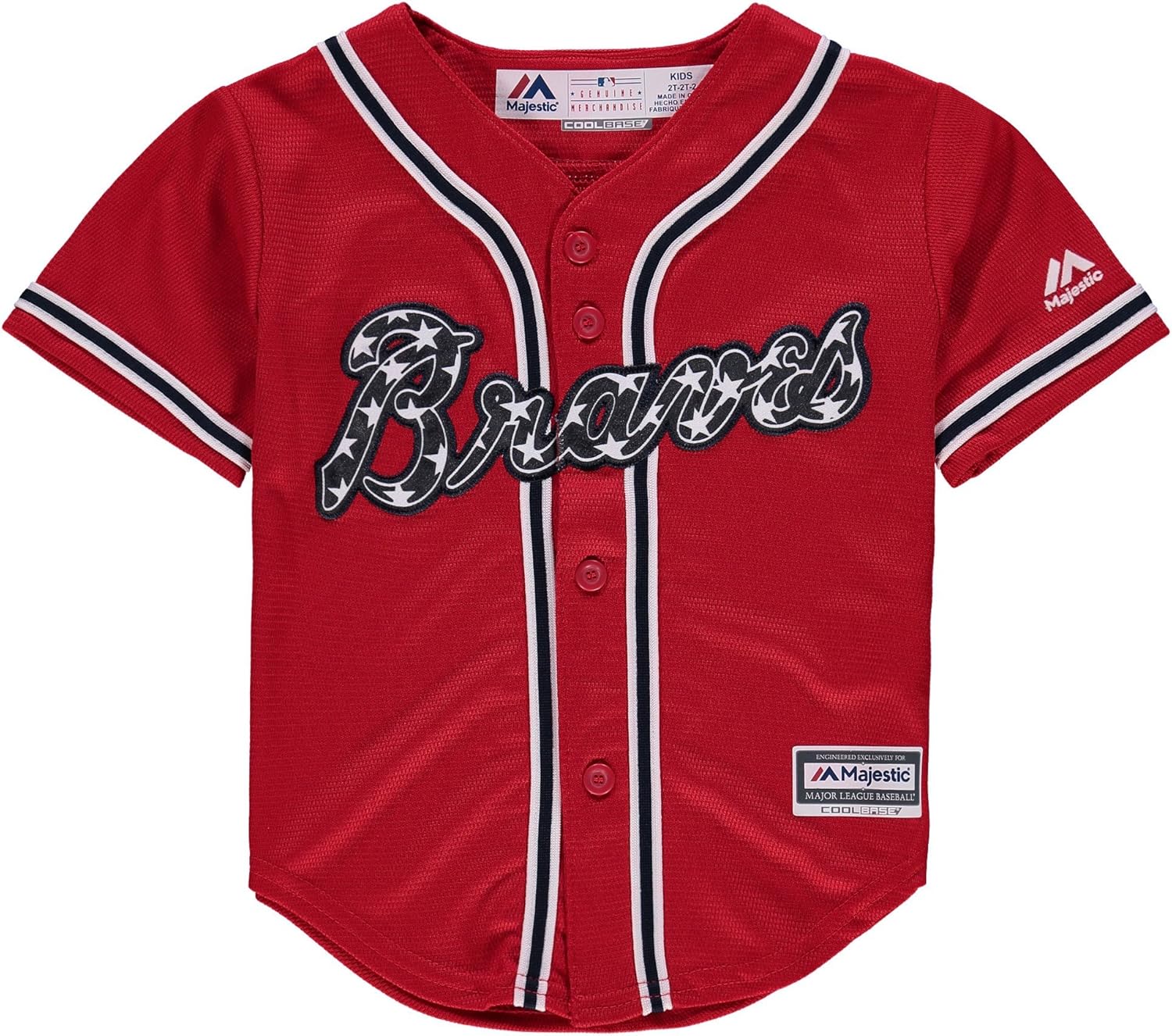 Outerstuff Freddie Freeman Atlanta Braves 5 Toddler Cool Base Alternate Red Jersey (4T