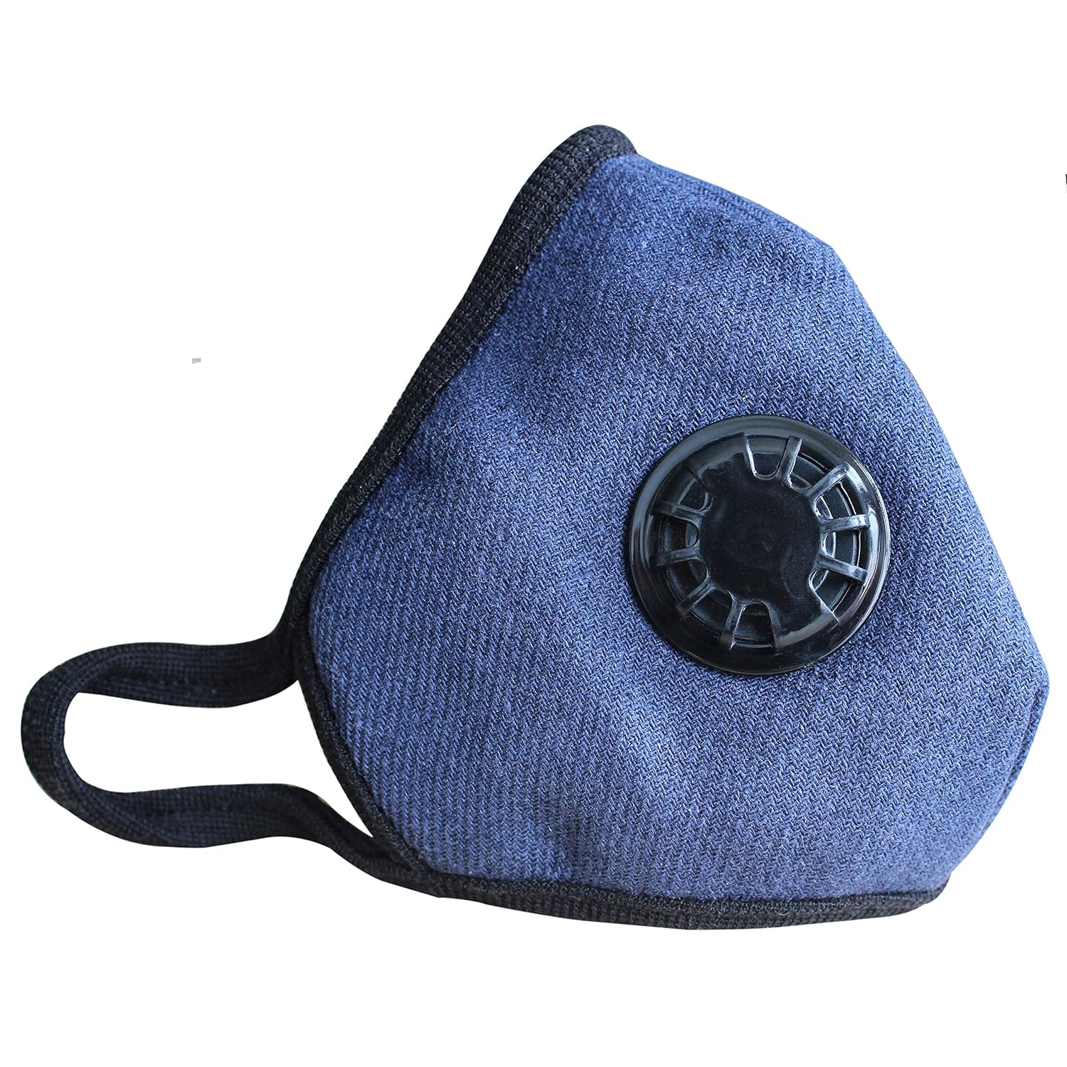 Anti Pollution Mask Military Grade N99 Respirator Mask with Valve Replacement Filter Washable Cotton Anti Dust Mouth Mask for Men Women Navy