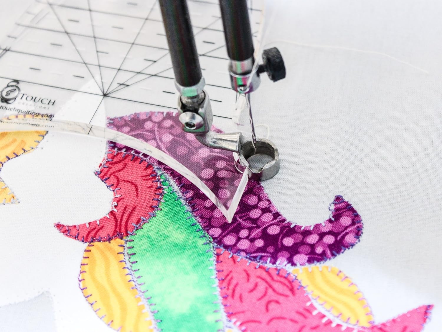 Machine Quilting Rulers Set Of 4 Acrylic Plastic Templates 1 4 Inch