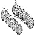 Our Lady of Tears Medal 10 Pack, Antique Silver Color