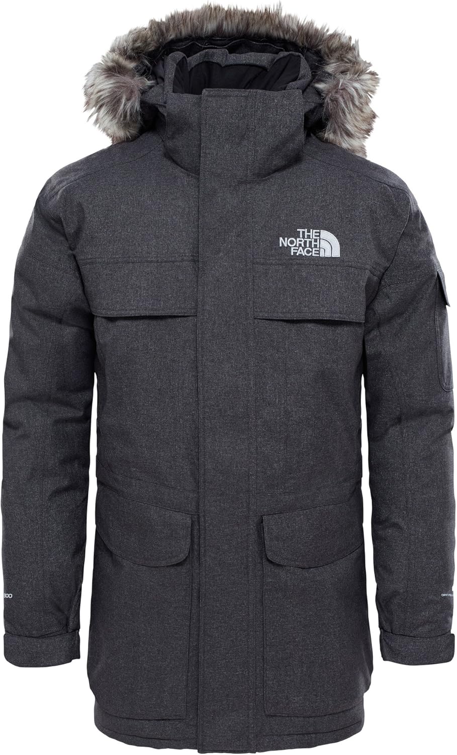 north face mcmurdo parka grey