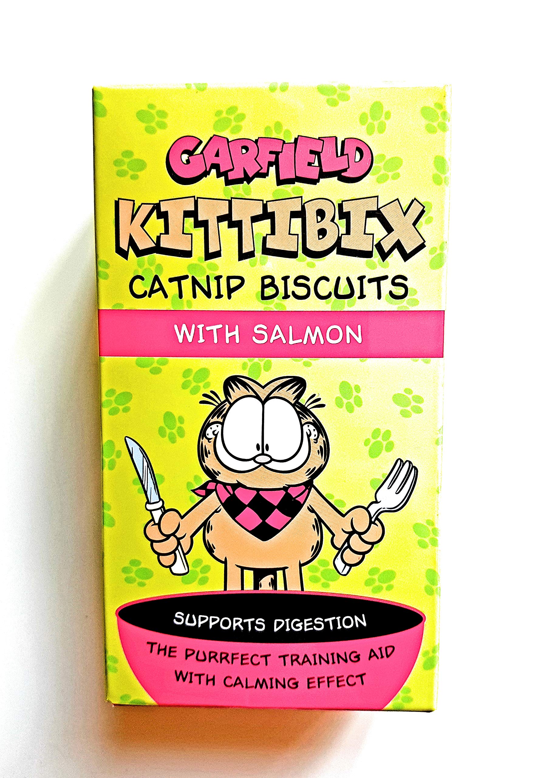 Garfield Kittibix catnip biscuits with Salmon