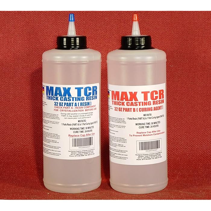 Buy Floral Cast Epoxy Resin MAX TCR A/B Creates Water Simulation