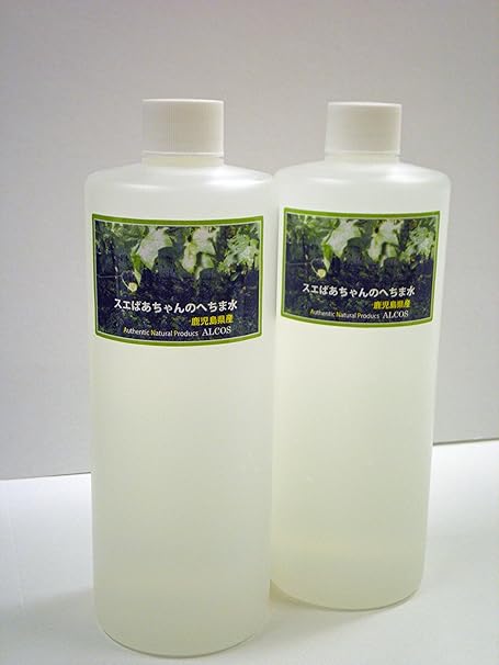 Amazon スエばあちゃん500ml 2本セット スエばあちゃんのへちま水 容量500ml 2本セット 鹿児島県産 有機栽培 無農薬 完全無添加オーガニックヘチマ水100 商品のラベルはスエばあちゃんのへちま畑の写真です Alcos アルコス 天然へちま水 500 2 スエ