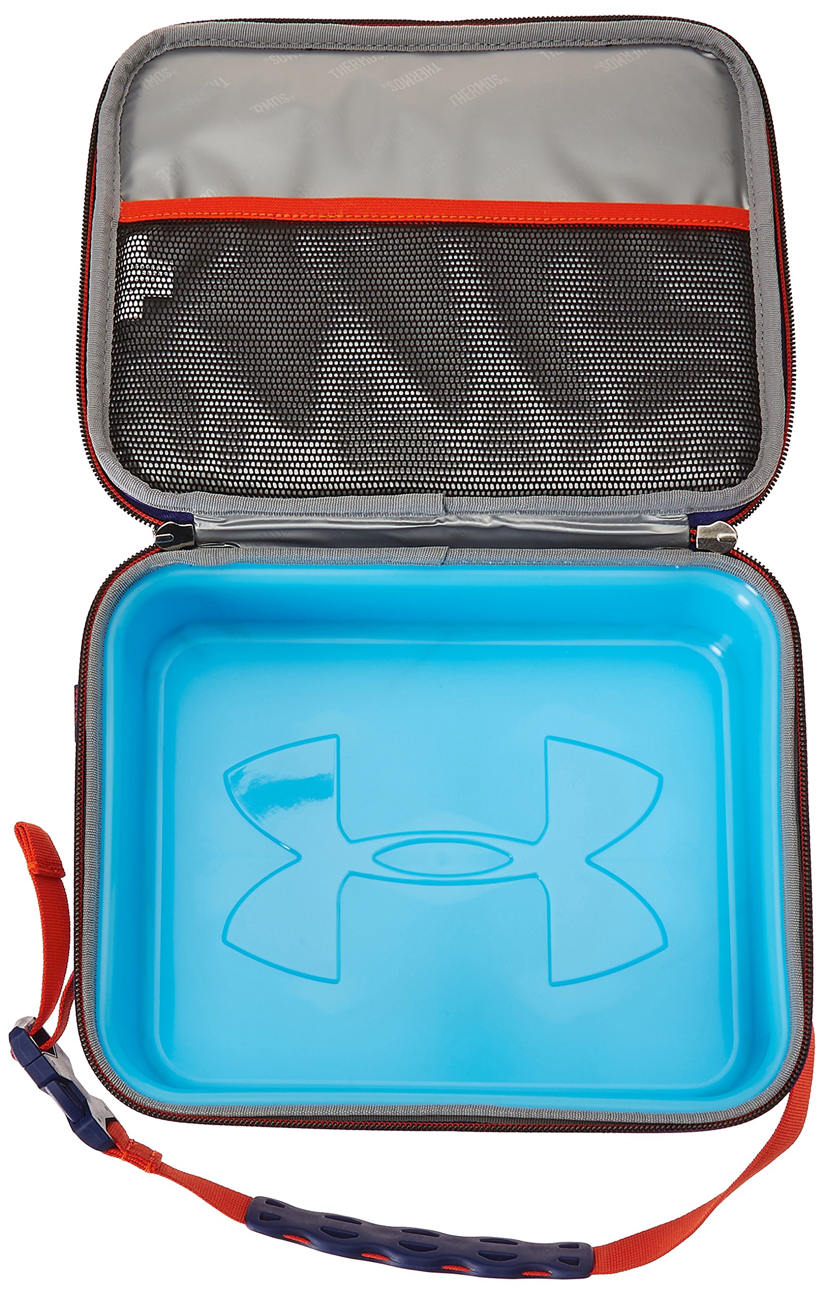 red and black under armour lunch box