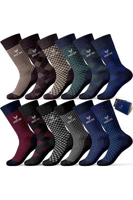 Luxe De Bamboo Rayon Socks Mens Dress Socks For Men 9-12
