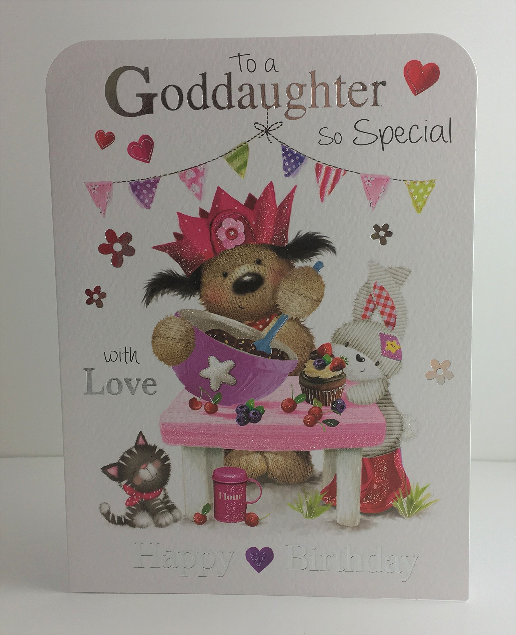 Jonny Javelin. To a Goddaughter so Special, Happy Birthday. Greeting Cards.