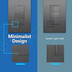 LIDER Minimalist Design Matte Finish Lighted Triple