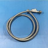 PROFLO PF146815 60" Double Reinforced Washing Machine Supply Hose - Stainless Steel