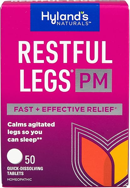 HYLAND’S RESTFUL LEGS PM, NIGHTTIME FORMULA, CALMS AGITATED LEGS SO YOU CAN SLEEP, 50 QUICK DISSOLVING TABLETS