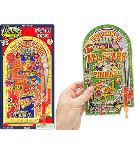 US ヴィンテージ　ピンボール Amazon.com: Deluxebase Pingball - Farm Classic Retro Handheld