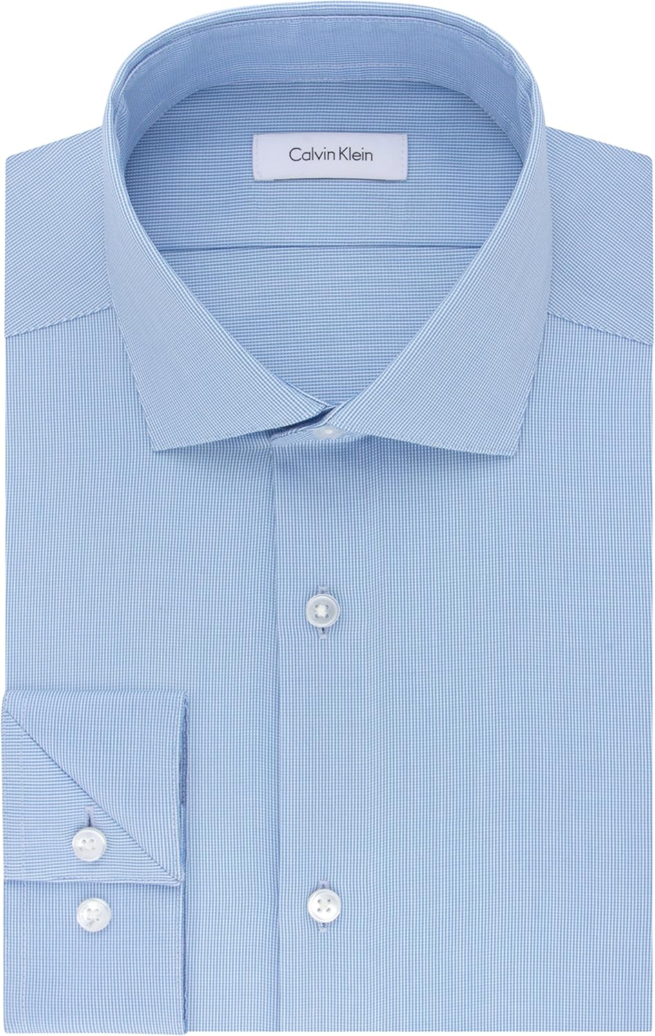Calvin Klein Men's Dress Shirt Slim Fit Non Iron Stretch Solid at  Men’s Clothing store