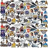 Star Trek 100ct Vinyl Large Deluxe Stickers Variety Pack – Die Cut Starfleet, Ships, Insignia & Sci-Fi Designs for Laptop, Water Bottle, Scrapbooking, Tablet, Indoor/Outdoor
