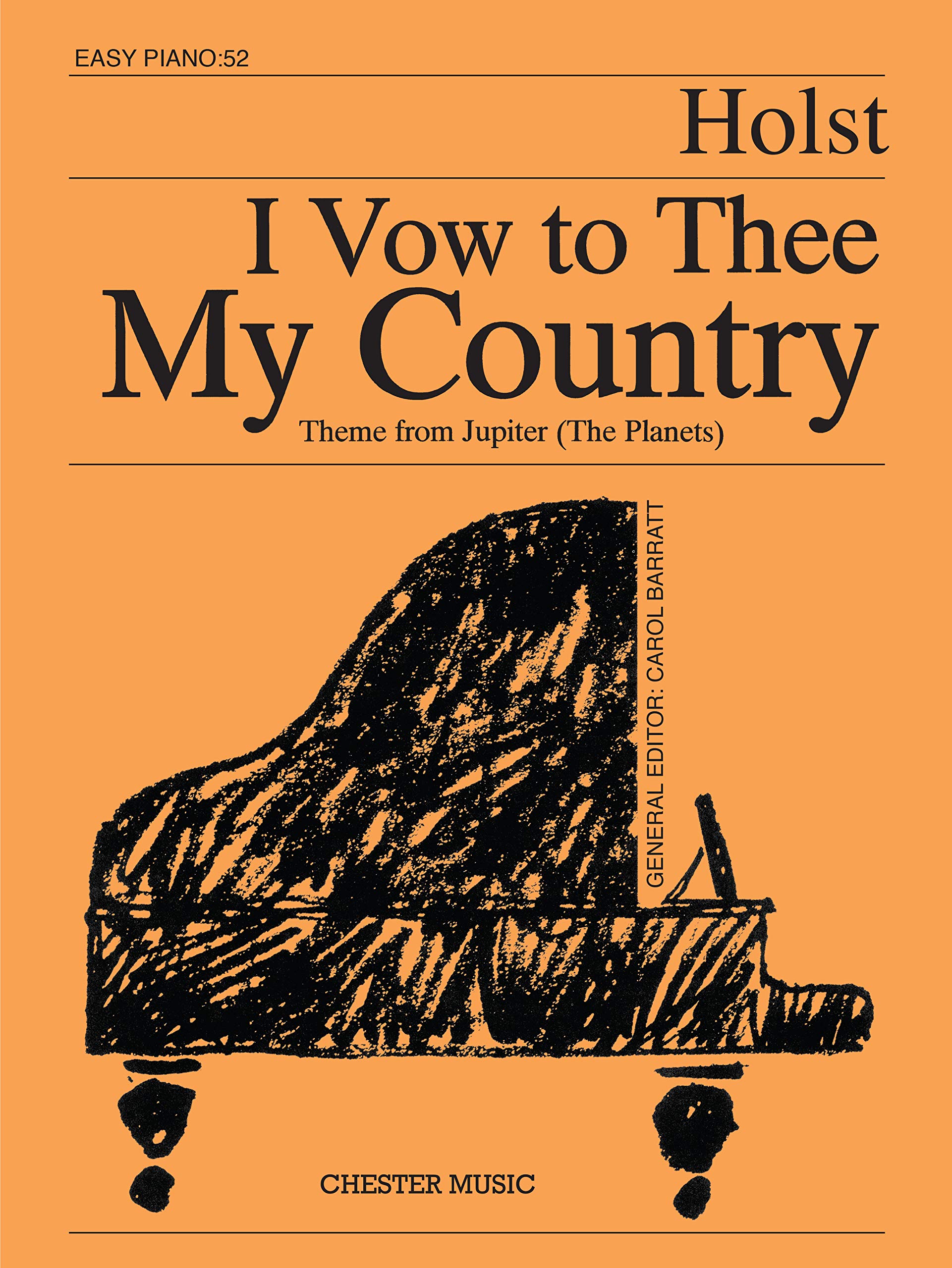 I Vow To Thee My Country Easy Piano No 52 Amazon Co Uk Gustav Holst Books