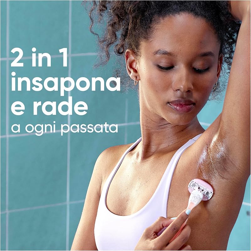 Comfortglide Spa Breeze Ricariche per Rasoio da Donna Venus, Confezione da 10, 3 Lame Incorporate, per una Rasatura Liscia e Profonda Che Dura