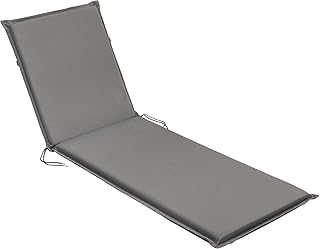 sleepling Outdoor 193932 Auflage Polster Gartenliege 190 x 58 x 6 cm, anthrazitgrau