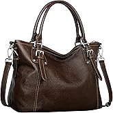 HESHE Genuine Leather Purses and Handbags for Women Tote Shoulder Bag Satchel Purse Top Handle Bags Hobo Crossbody Purse