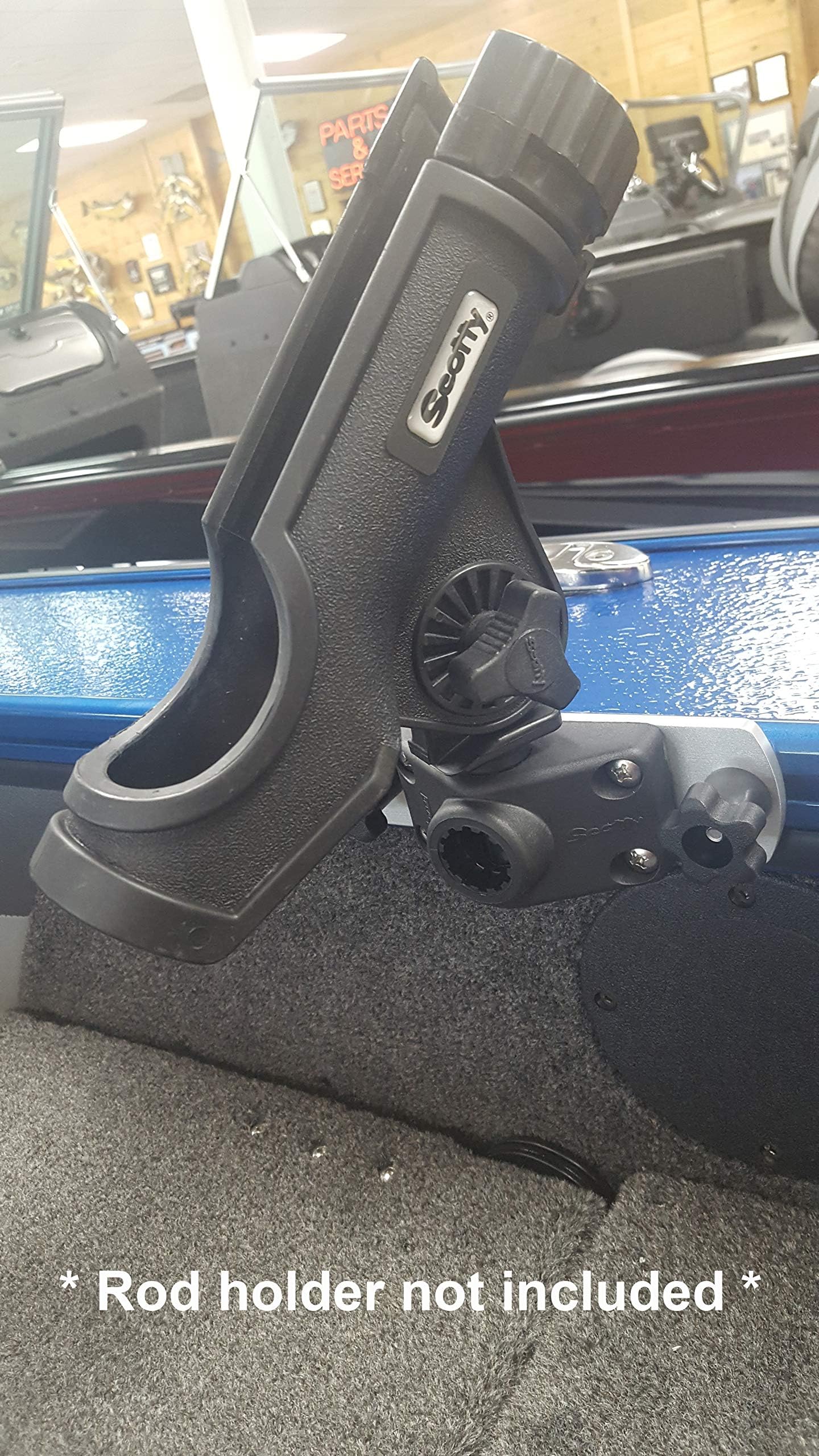 Depth Raider Rod Holder Mount Bracket - Tracker Versatrack, Starcraft, and Lowe Boats