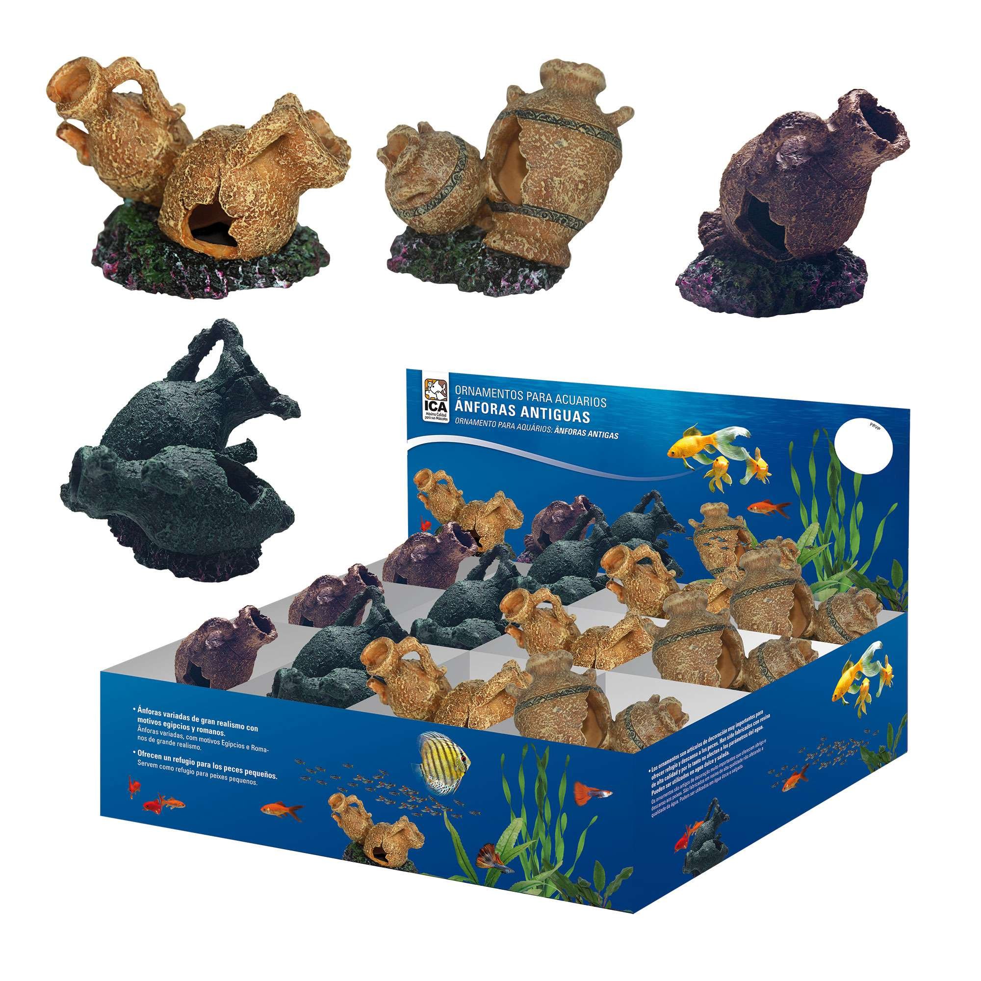 ICA OR1 Set of Resin Ornaments with Amphoras