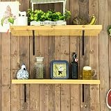 HAOCHEN Heavy Duty Triangular Shelf Brackets 8 pcs 300x190mm Black view 6