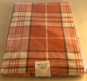 Amazon.com: Well Dressed Home Rusty Orange, Cream and Black with