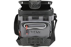Titan by Arctic Zone Deep Freeze Cooler - Zipperless Hardbody Cooler - Deep Freeze Insulation, HardBody Liner, and SmartShelf