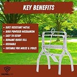 REPELEM Claw Mole Trap Reusable Large Pack of 3 Rust-Free Garden Deterrent view 2