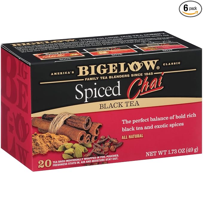 Bigelow Black tea Spiced chai - 20ct (072310001619)
