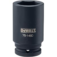 DEWALT Schlag-Stecknuss 3/4 Zoll, 33 Mm, Tief – Mit DirectTorque-Technologie, 6-kant