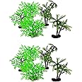 12PC Mini Toy Jungle Trees Wide Bushy Trees and Tall Trees